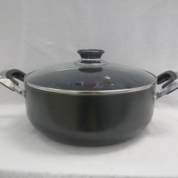 Non Stick 28cm Cooking Pot w/cover and 2 ears,8/C