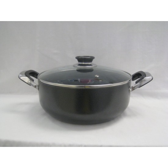 Non Stick 28cm Cooking Pot w/cover and 2 ears,8/C