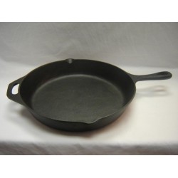 Cast Iron Deep Round Frying Pan (32cm X 5.7cm),4/C