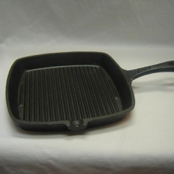 Cast Iron Square Grill Pan with Handle,4/C 