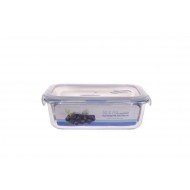Rectangle Glass Food Contrainer 1050 ml/35.5 oz/4.5 cup 