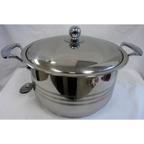 26cm Heavy Duty Stainless Steel Cooking Pot,4/C