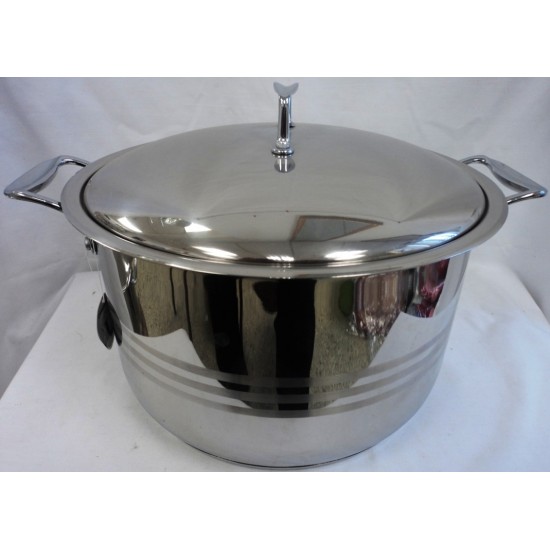 28cm Heavy Duty Stainless Steel Cooking Pot,4/C