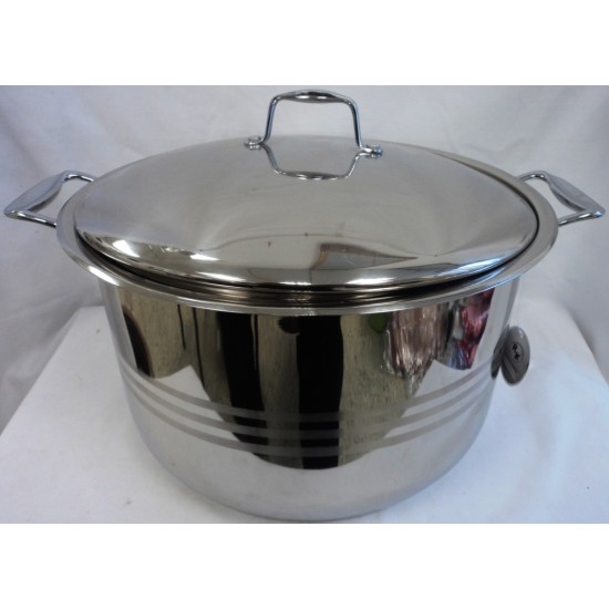 30cm Heavy Duty Stainless Steel Cooking Pot,4/C