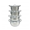 4pc. Aluminium Pot Set- 14,16,18,20cm,1/C