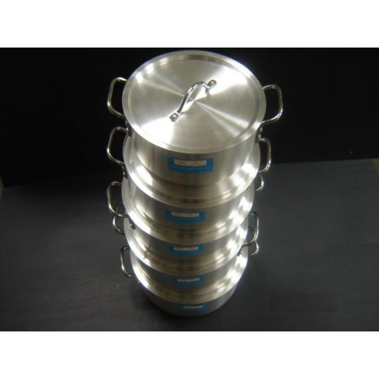 5pc Aluminum Deep Cooking Pot Set - 24, 26, 28, 30, 32cm,1/C
