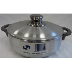 20cm Aluminum Pot with 2 Ears,1/C