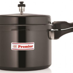 Alum. Trendy Black Cuina Pressure Cooker-Induction Botton 3 Ltrs.
