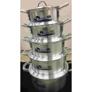 5PCS. Aluminium Pot Set. 6 TO 10