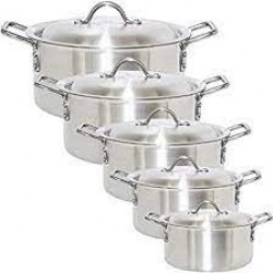 5PCS. Aluminium Pot Set 32-42