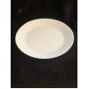 10.2" Opal ware White Dinner plate