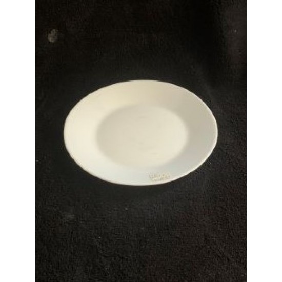 7" Opal ware white dessert Plate