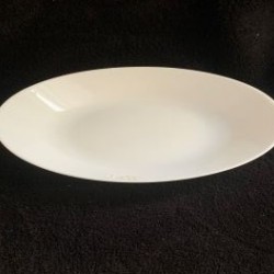 Opal ware White 8.5" Soup plate