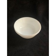 6" Opal ware white Salad Bowl 