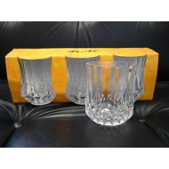 3pc Glass Set in Crystal Design (Small Size) 8oz,24/C