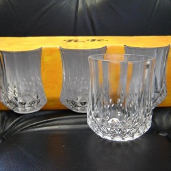 3pc Glass Set in Crystal Design (Small Size) 8oz,24/C
