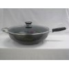 Non Stick Cooking Wok 30cm w/cover and handle