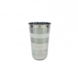 Tumbler / Stainless Steel Glass- LASSI, 8x ht 13cm