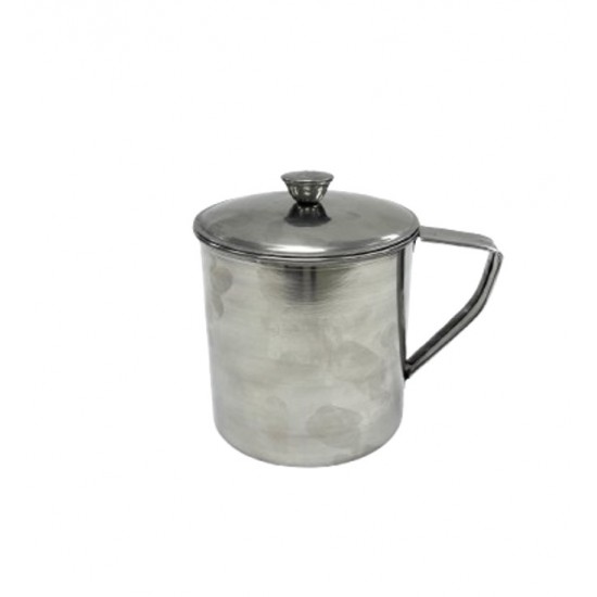 Mug w/ Lid, SS Handle, 11cm Mug w/ Lid, SS Handle, 11cm