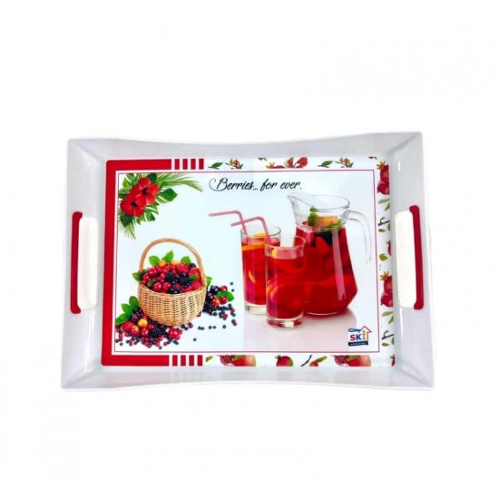 Serving Tray - Medium, Assorted, Plastic Serving Tray - Medium, Assorted, Plastic