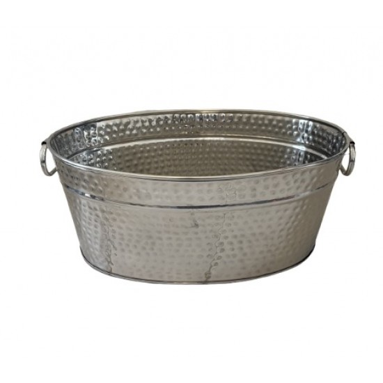 Oval Ice Tub/ Wine Cooler 19x13x8" Stainless Steel Oval Ice Tub/ Wine Cooler 19x13x8" Stainless Steel