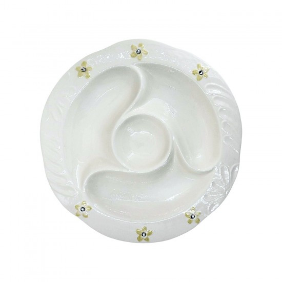 Round Compartment Tray,9/C