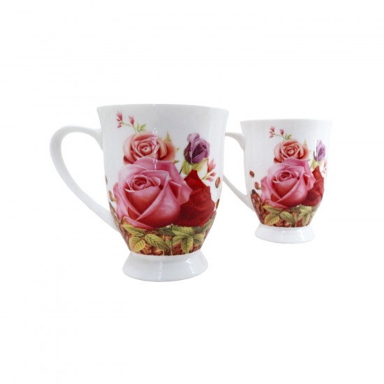 2 pc Mugs In Gift Box 340 ml - Rose
