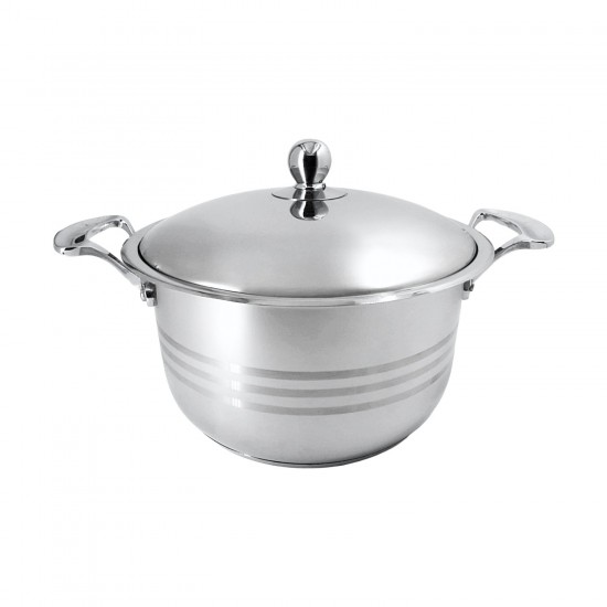 26cm Heavy Duty Stainless Steel Cooking Pot,4/C