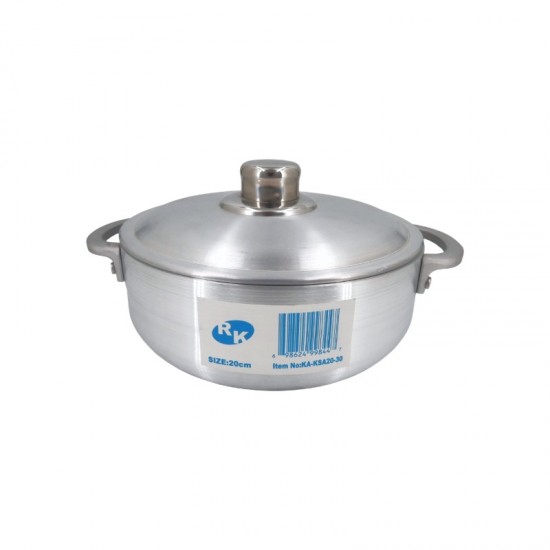 20cm Aluminum Pot with 2 Handles,1/C