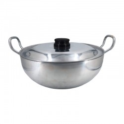 10 Liter Aluminum Karahi With Lid,6/C