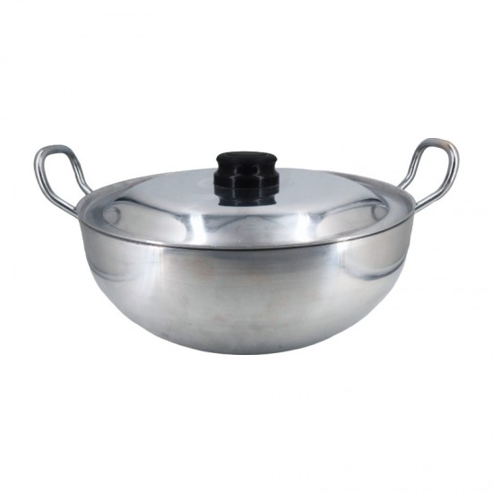 10 Liter Aluminum Karahi With Lid,6/C