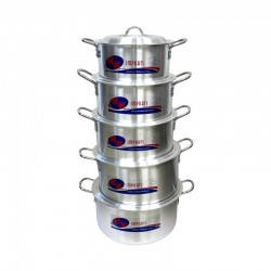 5PCS. Aluminium Pot Set. 6 TO 10