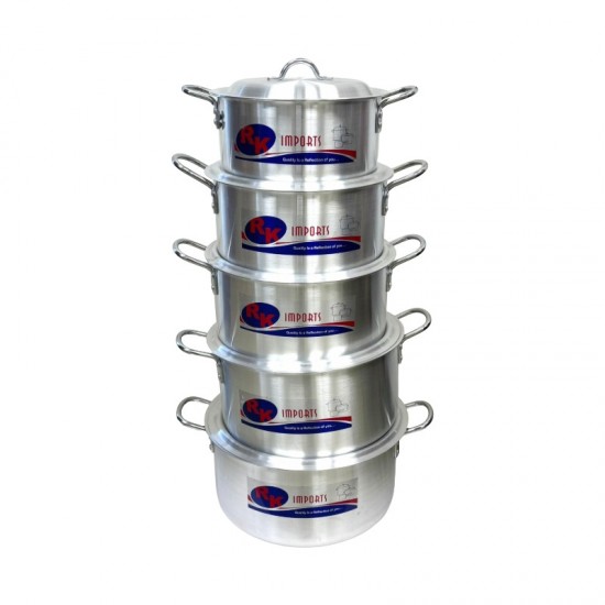 5PCS. Aluminium Pot Set. 6 TO 10