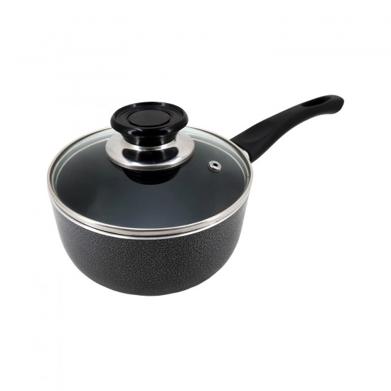 Non Stick 16cm Sauce Pot w/cover and handle,8/C