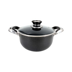 Non Stick 24cm Cooking Pot w/cover and 2 Handles, 8/C