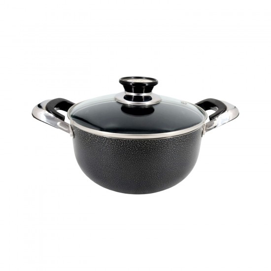 Non Stick 28cm Cooking Pot w/cover and 2 Handles, 8/C
