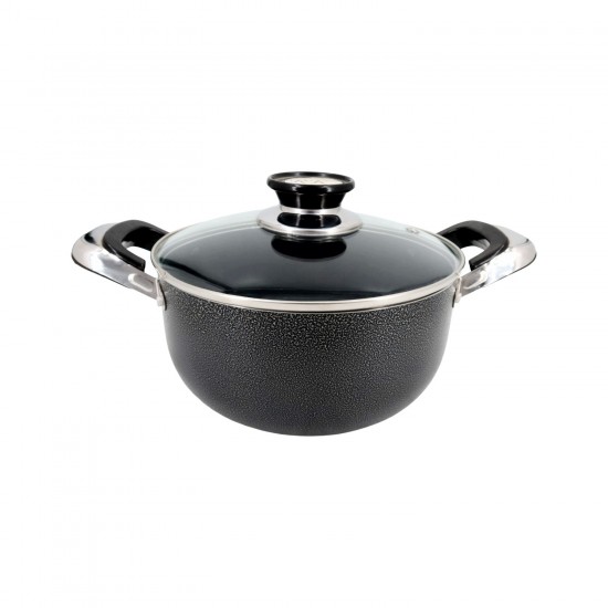 Non Stick 32cm Cooking Pot w/cover and 2 Handles, 6/C