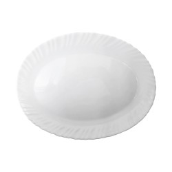 14' Opalware Oval Plate 