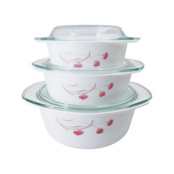 3Pcs. Casserole Set (Pink)4/C M/2
