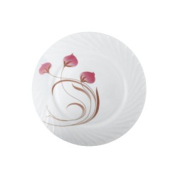 8' Opalware Plate ( Pink )