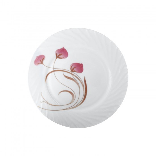 8' Opalware Plate ( Pink )