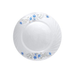 8' Opalware Plate ( Blue )