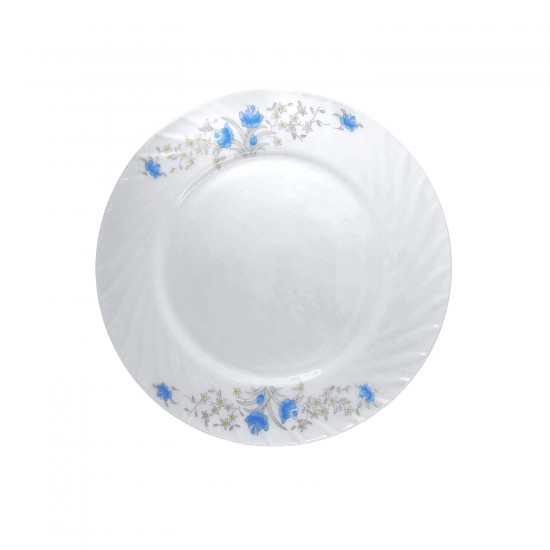 8' Opalware Plate ( Blue )