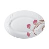 14' Oval Platter (Pink & White),24/C M/12