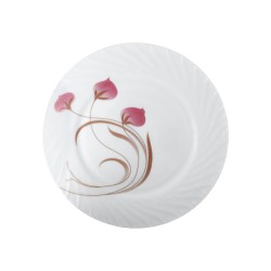10' Plate (Pink & White),36/C M/12