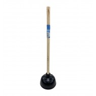 Toilet Plunger H/D Black,48/C M/24