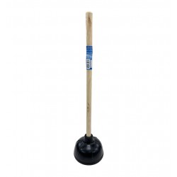 Toilet Plunger H/D Black,48/C M/24