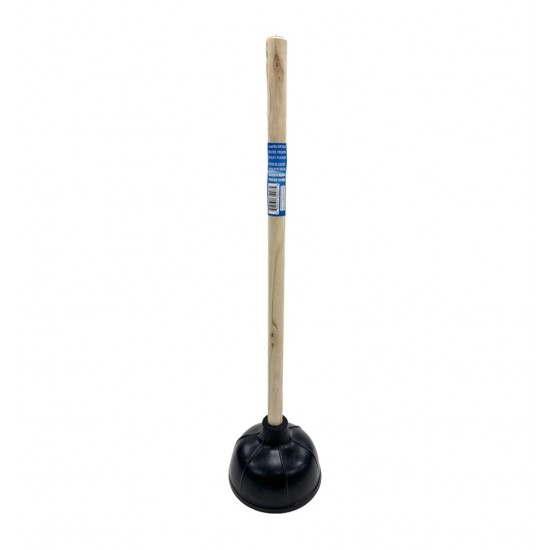 Toilet Plunger H/D Black,48/C M/24