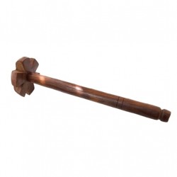 Wooden Ravai/Churner (butter milk) # 4 - 28cm, Shisham 