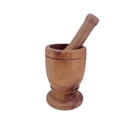 Mortar & Pestle,  Bamboo 10 x 14cm